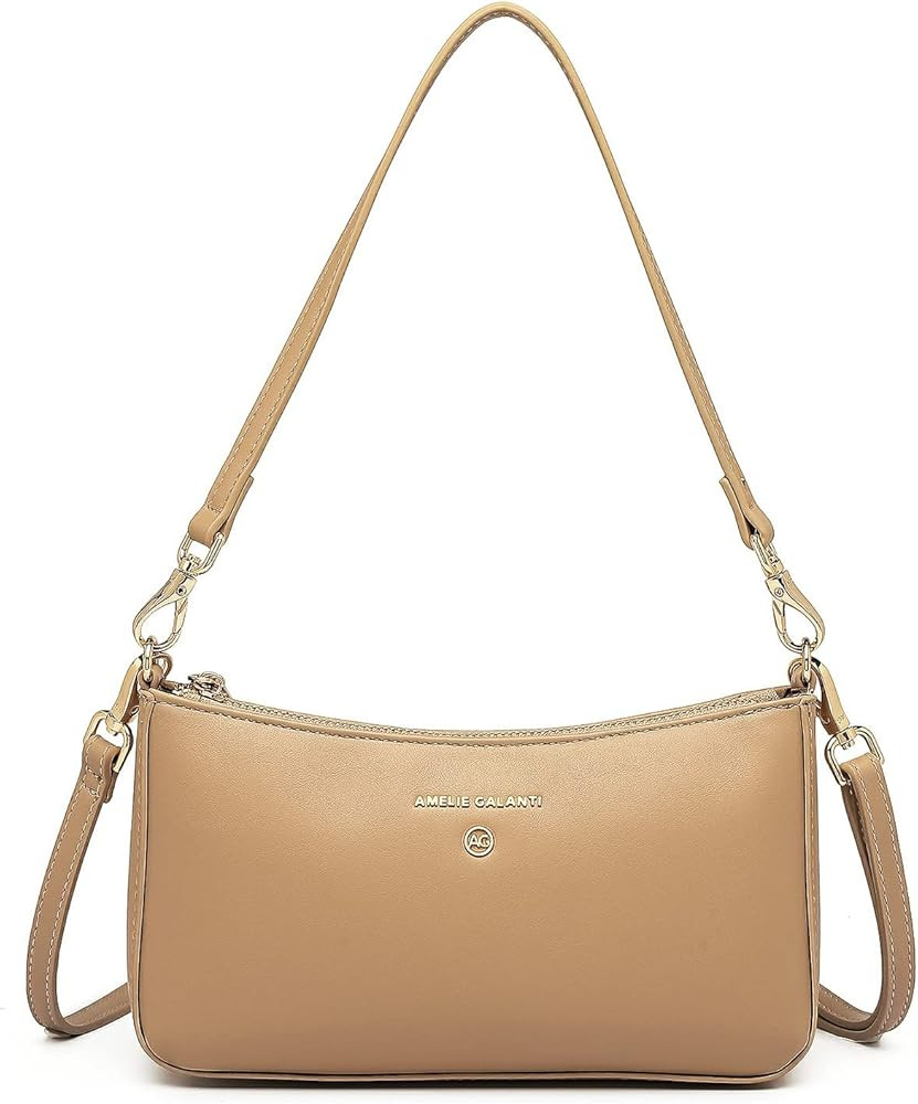 AMELIE GALANTI Small Crossbody Shoulder Bags for women Handbags Purse Underarm pouch with Removab... | Amazon (US)