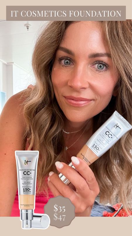 My favorite foundation is on sale for $35!! I love this foundation especially for the summer - it has SPF 50 in it!!

Foundation, it cosmetics, beauty, on sale, summer essentials 

#LTKfindsunder50 #LTKfindsunder100 #LTKsalealert