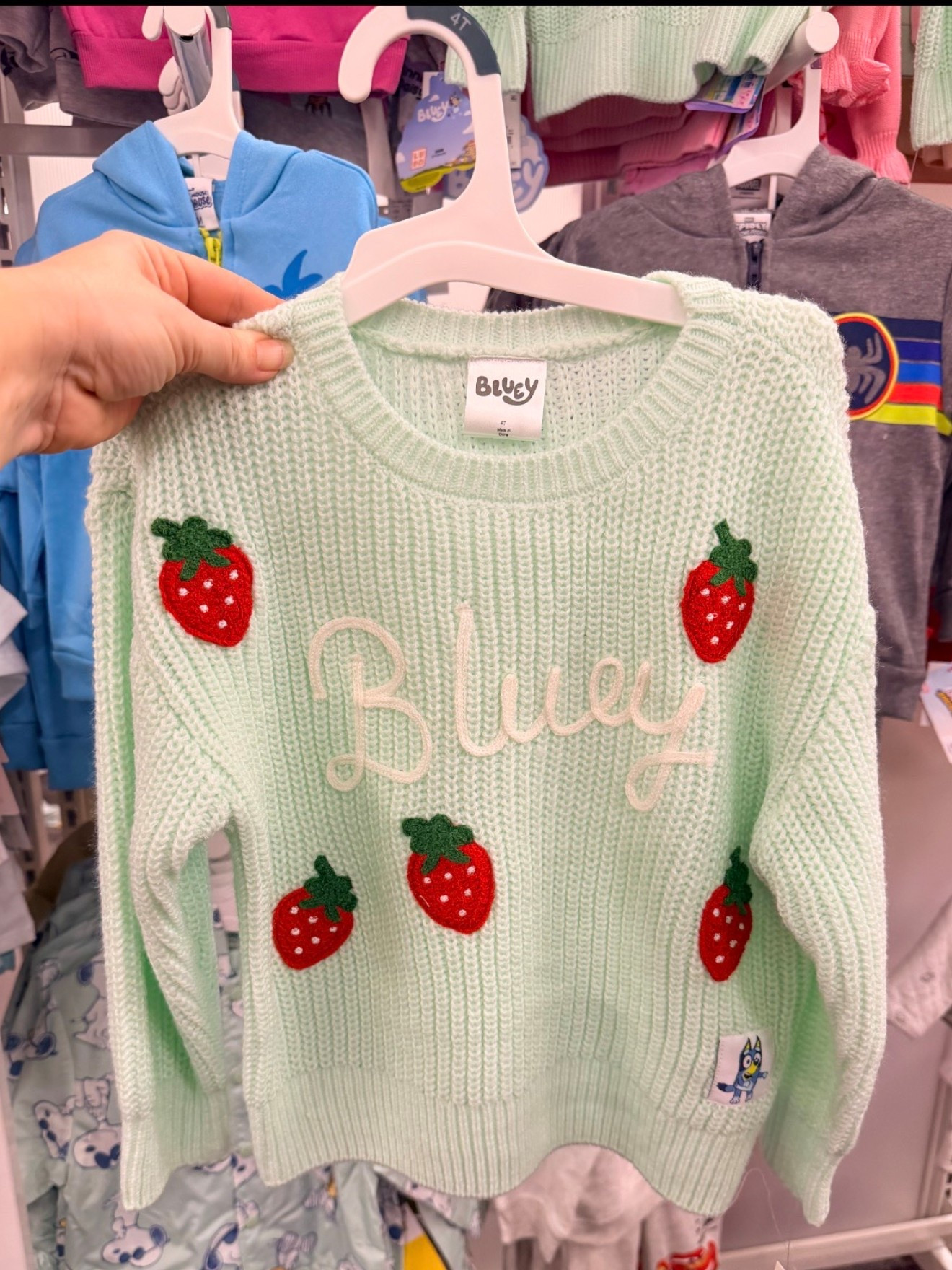 I can’t with this 🍓😍 @Target has the most adorable Bluey sweater for your little one this spring and I say run… don’t walk because everyone is going to want it! Shop the look right here!

#springfashion #kidsfashion #targetkids #targetfashion #bluey #springstyle #springsweaters 

#LTKKids #LTKmomlife #LTKootd