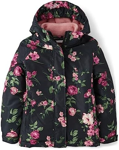 The Children's Place Girls Heavy 3 in 1 Winter Jacket, Wind-resistant Water-resistant Shell, Flee... | Amazon (US)