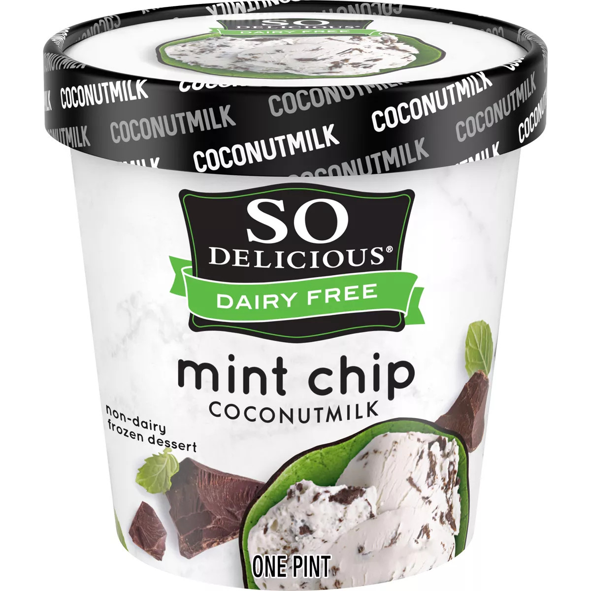 So Delicious Dairy Free Mint Chip Coconut Milk Frozen Dessert - 16oz | Target