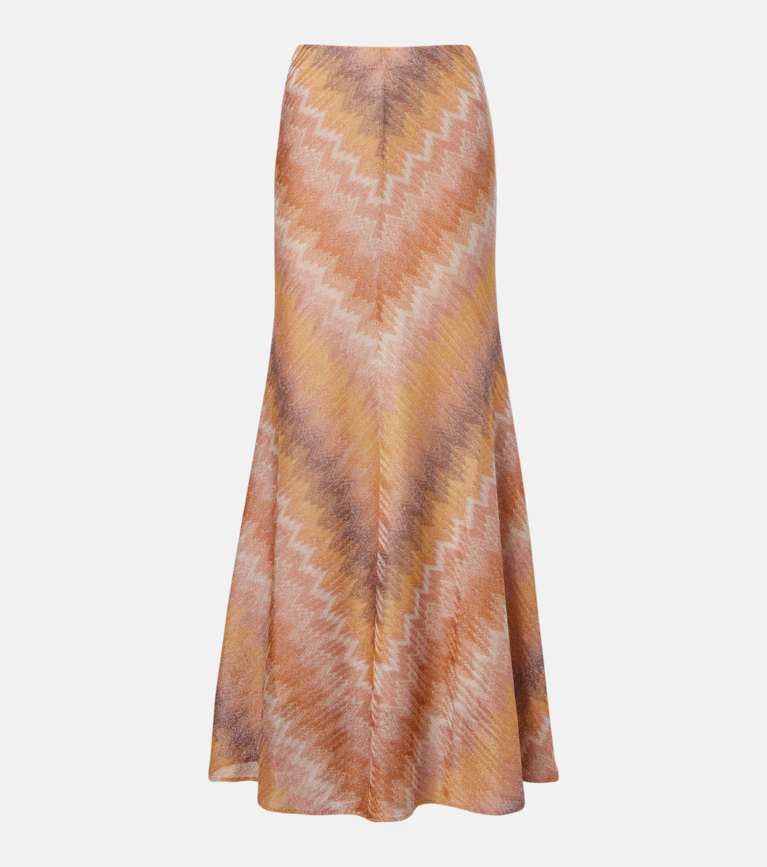 Zig Zag lamé maxi skirt | Mytheresa (UK)