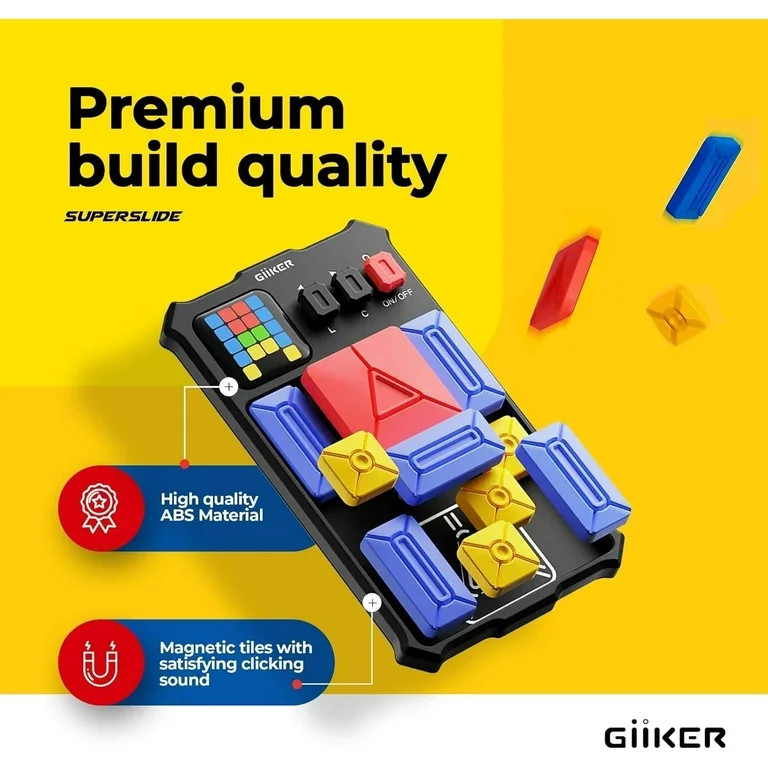 GiiKER Super Slide,Original 500+ Challenges Brain Teaser Puzzle for 5+,Travel and Birthday Gift f... | Walmart (US)