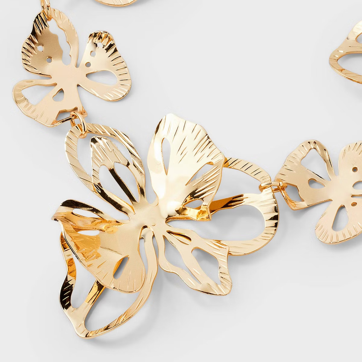 Floral Bloom Necklace - A New Day™ Gold | Target