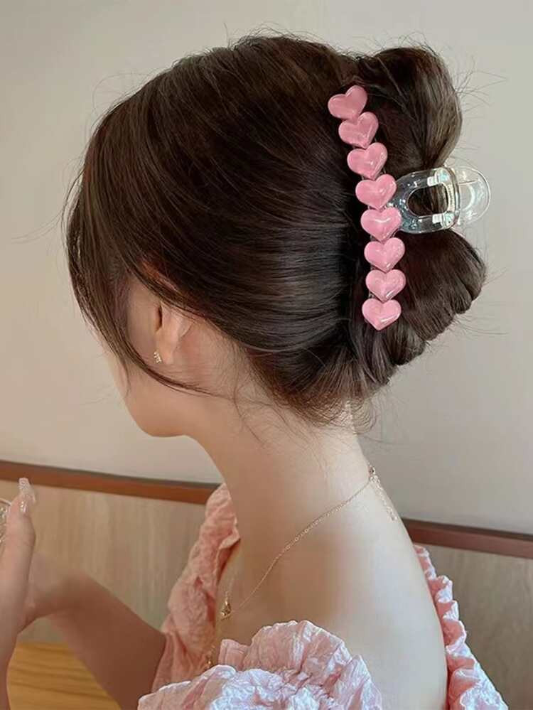 Heart Decor Hair Claw | SHEIN
