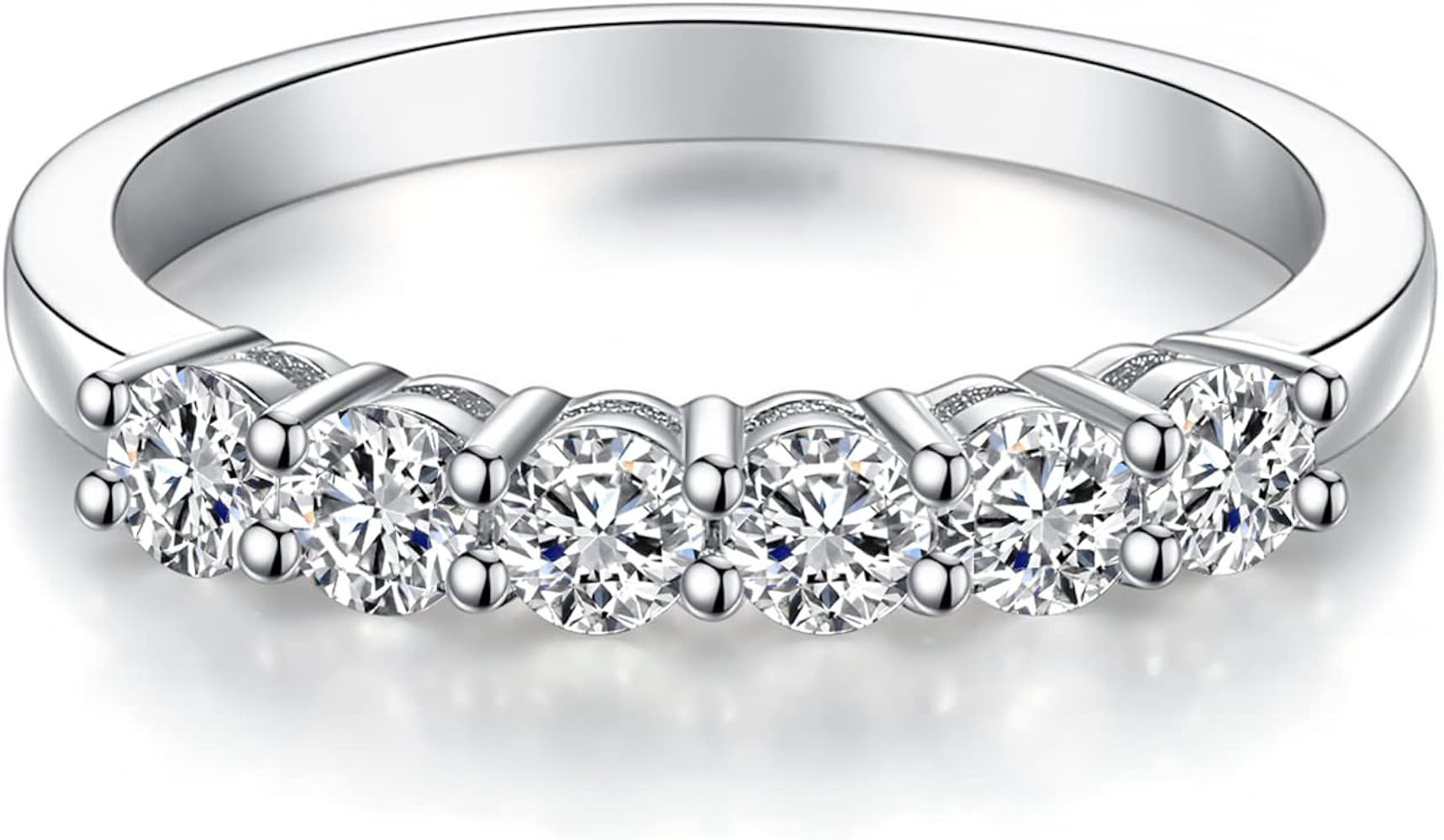 IMOLOVE Moissanite Wedding Band for Women Eternity Bands Moissanite Wedding Rings for Women Sterl... | Amazon (CA)
