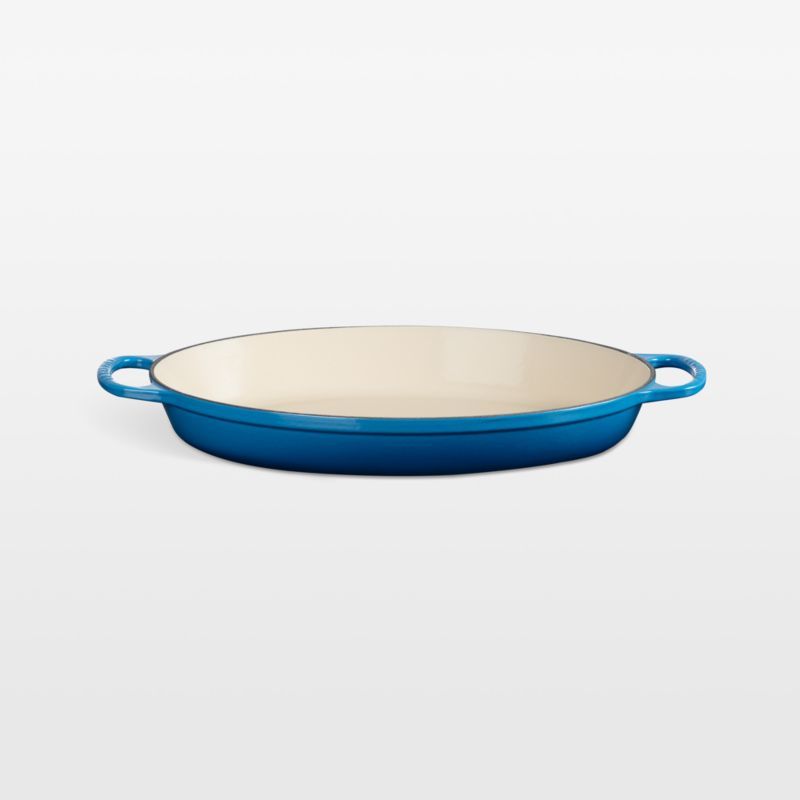 Le Creuset Signature 3-Qt. Marseille Oval Baker | Crate & Barrel | Crate & Barrel