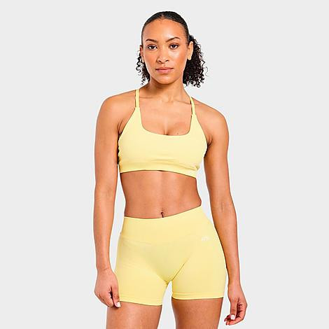 AYBL Women's Enhance Seamless Sports Bra in Bright Yellow Size: Small | JD Sports (US)
