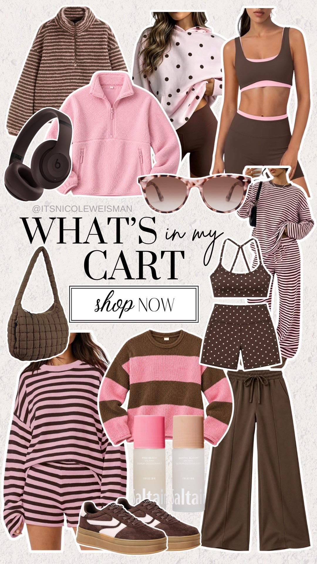 Amazon fall finds, but make it chocolate brown + pink 🤎🎀 Cozy sets, cute layers, sneakers & accessories that are basically begging to be added to cart. 🛒✨

#AmazonFashion #AmazonFinds #AmazonFashionFinds #AmazonStyle #FallFashion #FallOutfits #FallStyle #AmazonMustHaves #CozyStyle #PinkAndBrown #CasualStyle #OOTD #AmazonFavorites #FallWardrobe #ShopMyStyle