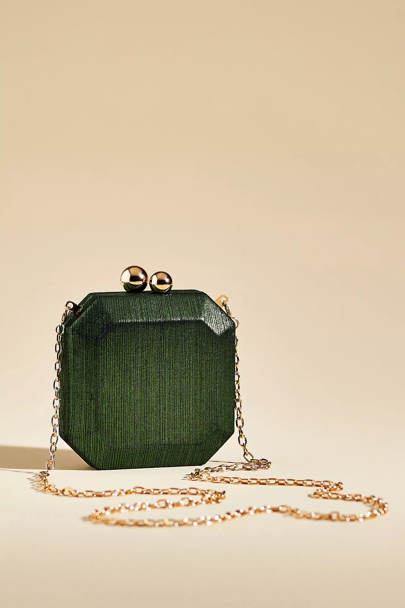 Mini Metallic Hard Case Clutch | Anthropologie (US)