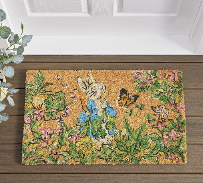 Peter Rabbit™ Spring Doormat | Pottery Barn | Pottery Barn (US)