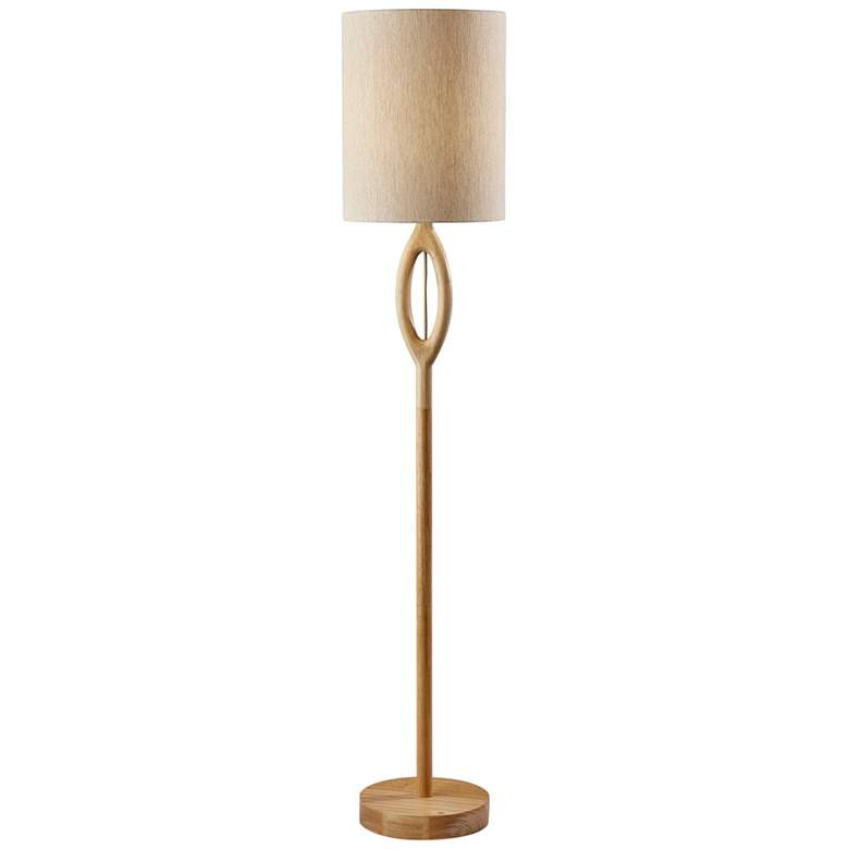 Mayfair Natural Wood Floor Lamp - #331X8 | Lamps Plus | Lamps Plus