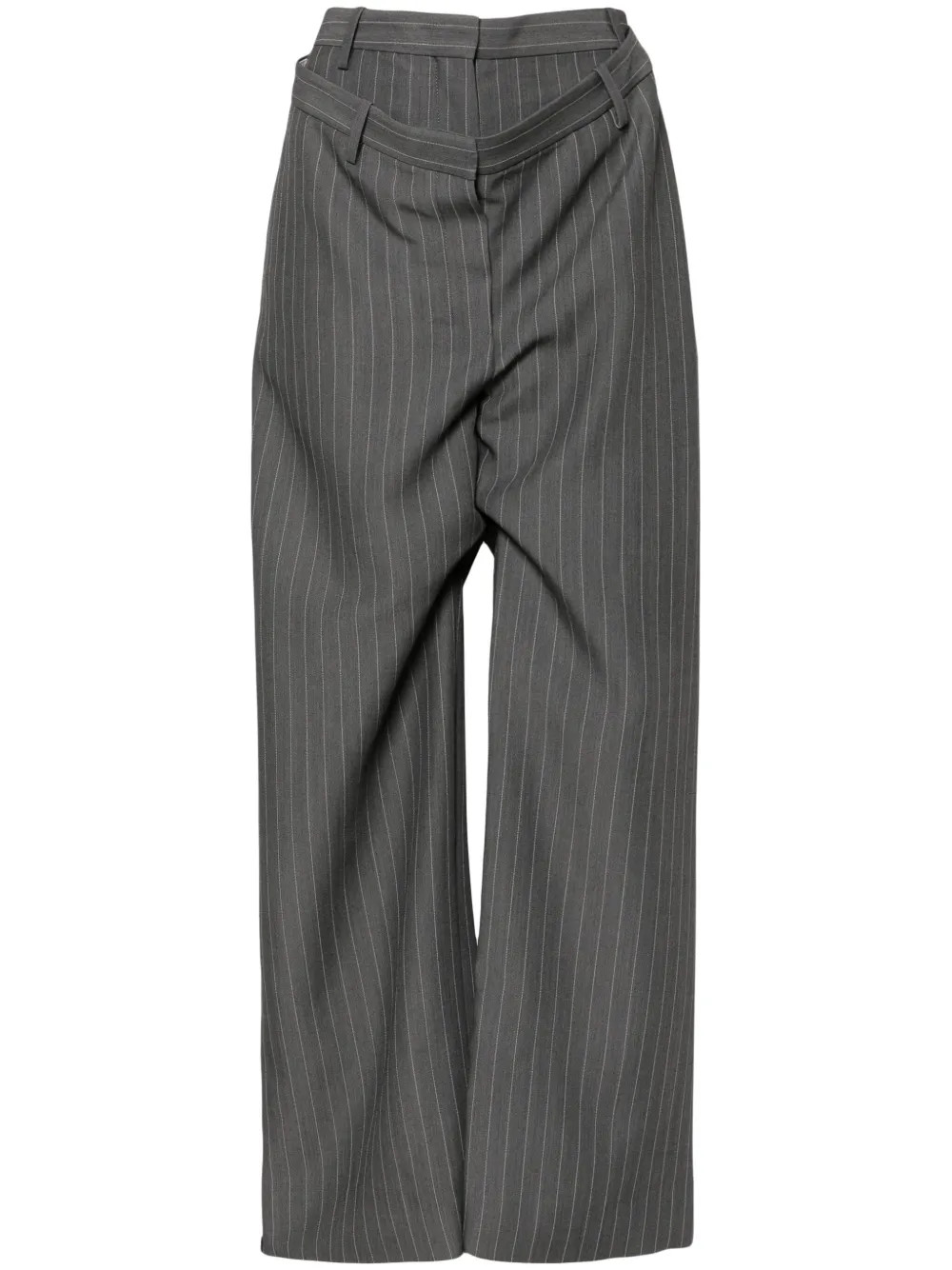 pinstripe-pattern trousers | Farfetch Global