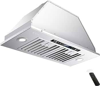IKTCH 30 inch Built-in/Insert Range Hood 900 CFM, Ducted/Ductless Convertible Duct, Stainless Ste... | Amazon (US)