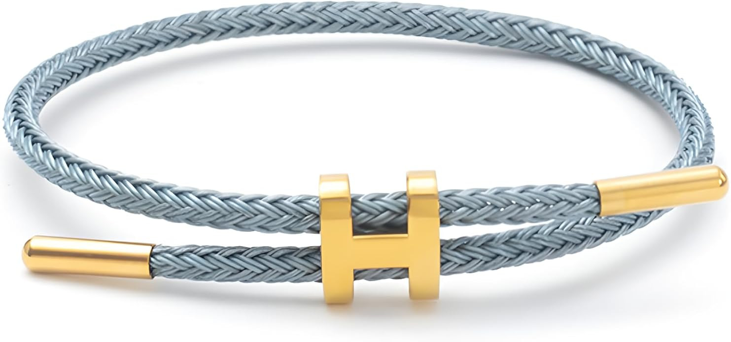 ARDILLA JW Bracelet with Adjustable Design Polished H Shape Buckle, Bracelets for Women, 18k Gold... | Amazon (US)