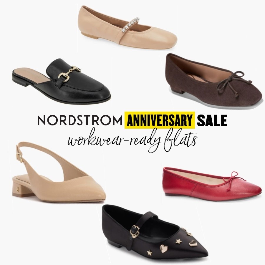Favorite flats from the Nordstrom anniversary sale! 
.
Workwear ballet flats NSale mules 

#LTKSaleAlert #LTKSeasonal #LTKShoeCrush