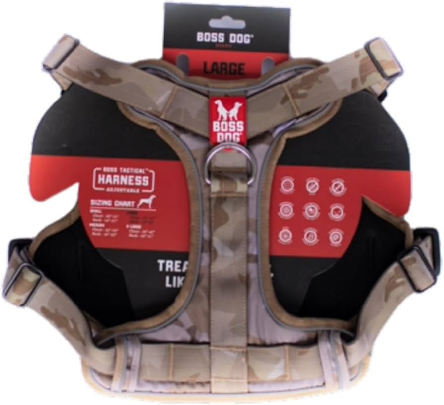 Boss Dog Tactical Harness, Camo, Large | Amazon (US)