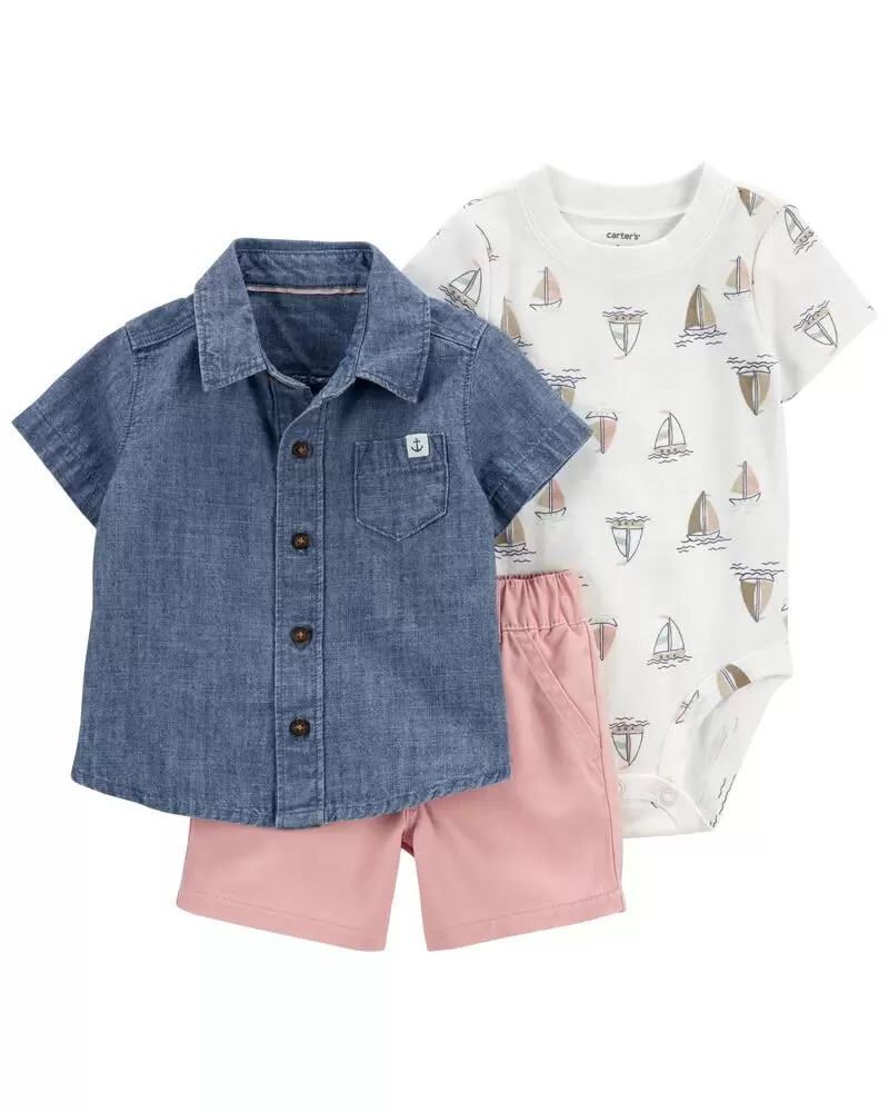 Baby 3-Piece Little Short Set | Carter's
