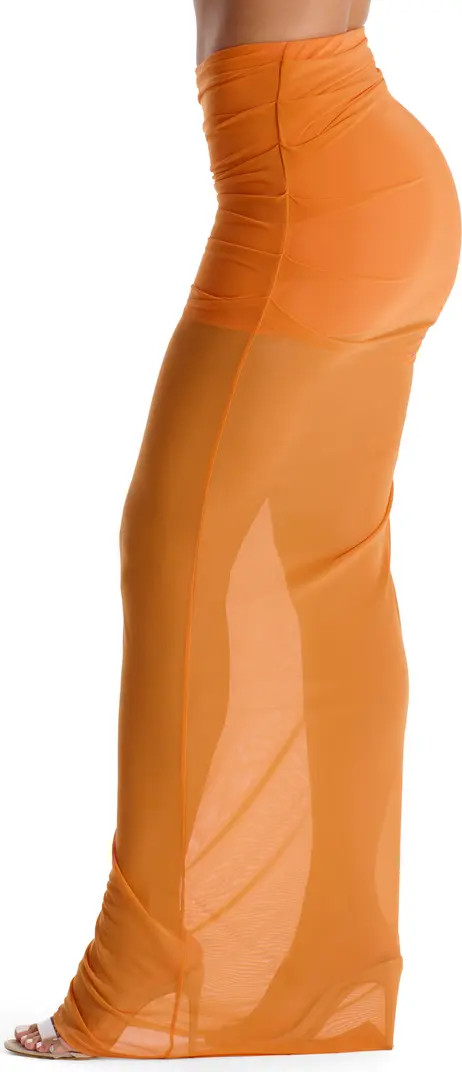 Ruched Mesh Skirt | Nordstrom