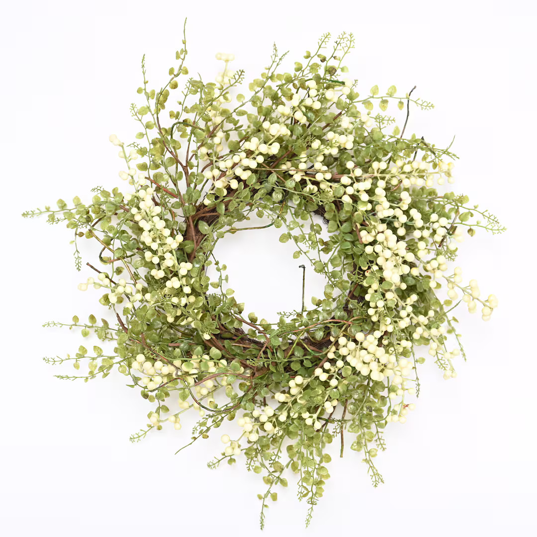 Berry Wreath: Farmhouse Eucalyptus Front Door Decor (20") - Etsy | Etsy (US)