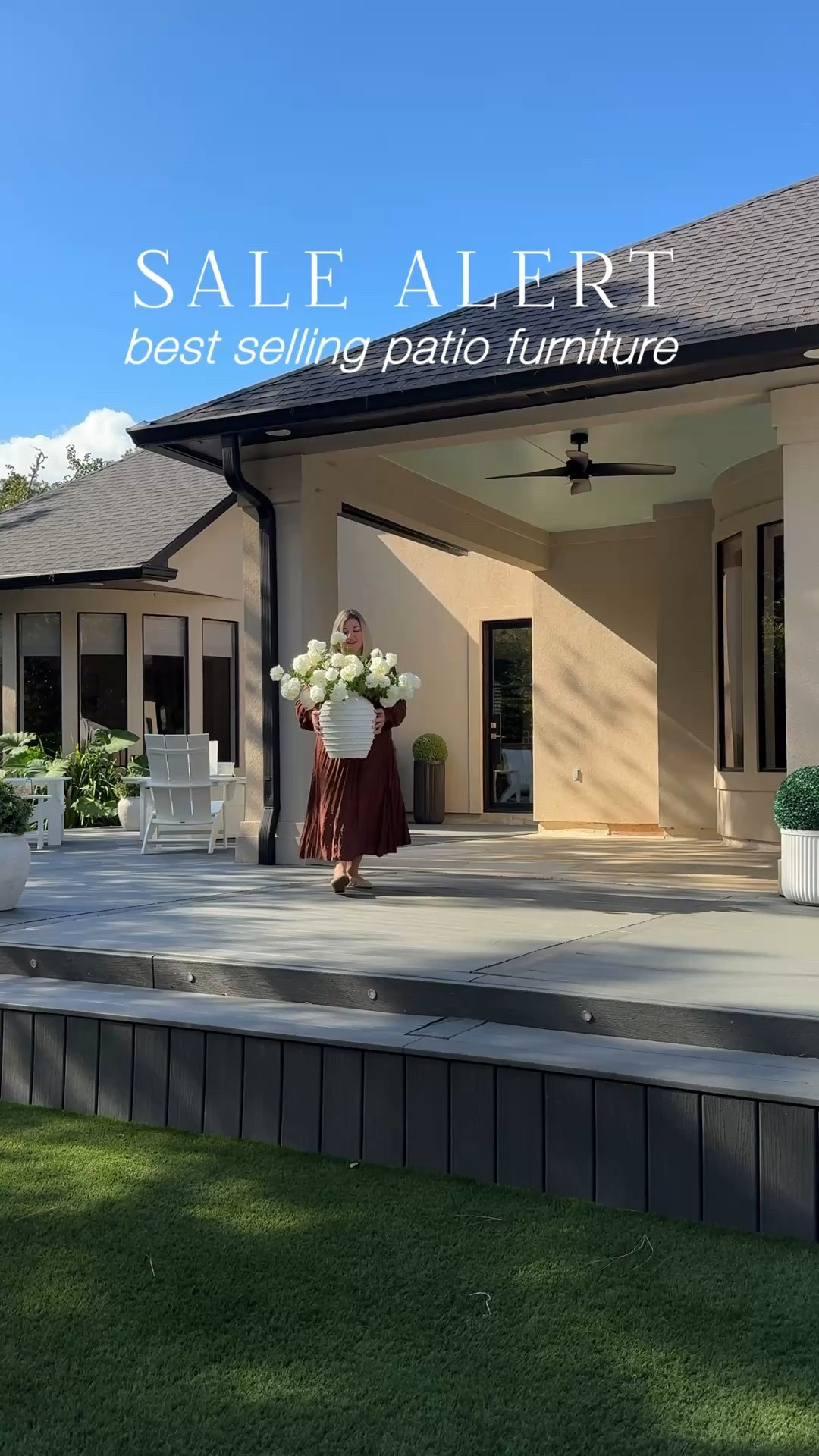 I'm really excited about my outdoor space transformation with the Martha Stewart by @polywood collection. I paired this Loveseat with these gorgeous Linen Cushions, and I added some chic Accent Tables and a Coffee Table from the Chinoiserie collection. It's all about that classic charm and comfort now.

Plus, everything is super durable and low maintenance, which is a huge win. They even come with the POLYWOOD 20-year warranty! If you're thinking about sprucing up your outdoor area, don't wait until Spring. 

#LTKHome #LTKSaleAlert