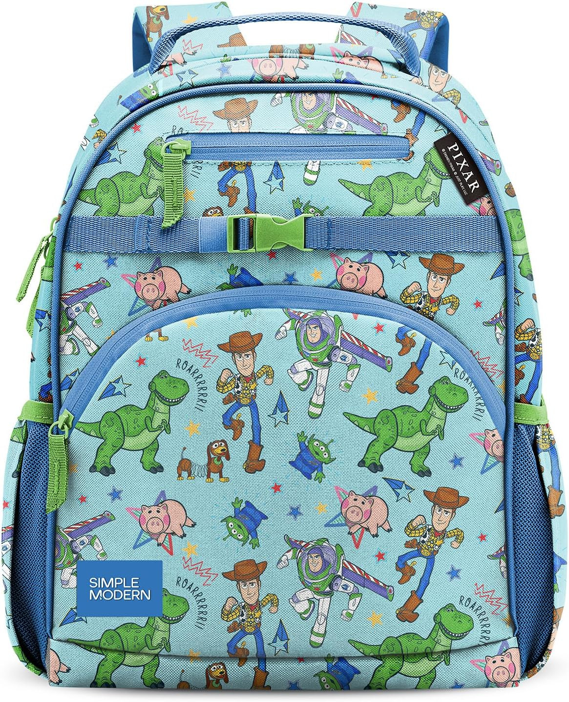 Simple Modern Medium Disney Pixar Toddler Backpack for School Girls and Boys | Kindergarten Eleme... | Amazon (US)