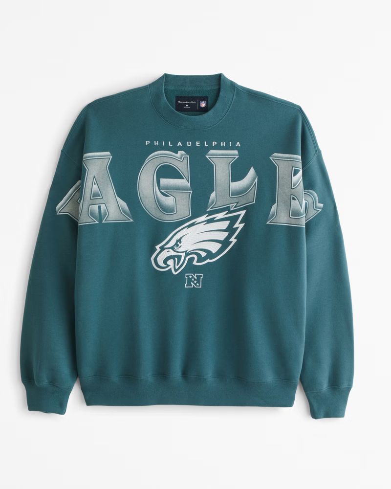 Philadelphia Eagles Graphic Crew Sweatshirt | Abercrombie & Fitch (US)