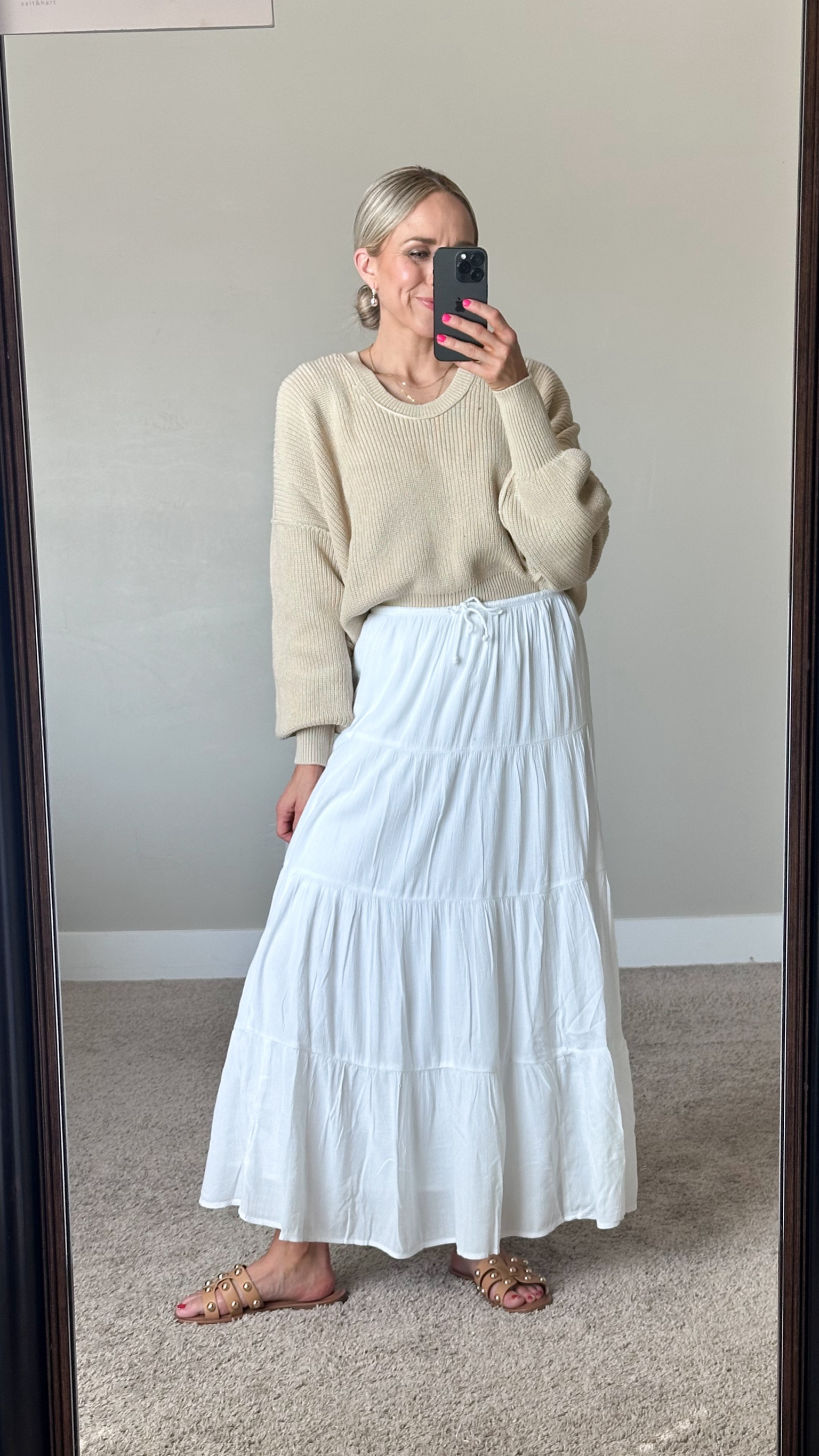 The perfect white skirt for spring/summer.

I’m in an XS
Top I’m in a smalll#LTKfindsunder50 #LTKstyletip

#LTKSeasonal