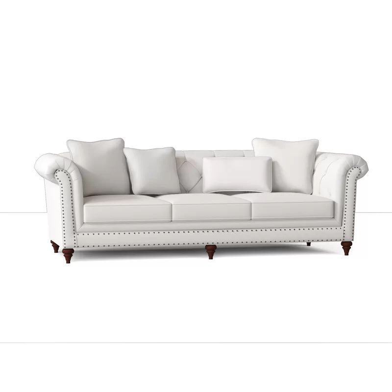 Downsview Chesterfield 99" Rolled Arm Sofa | Wayfair North America