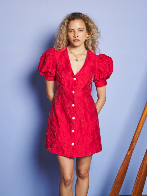 Tansy Jacquard Mini Dress | Sister Jane (UK)