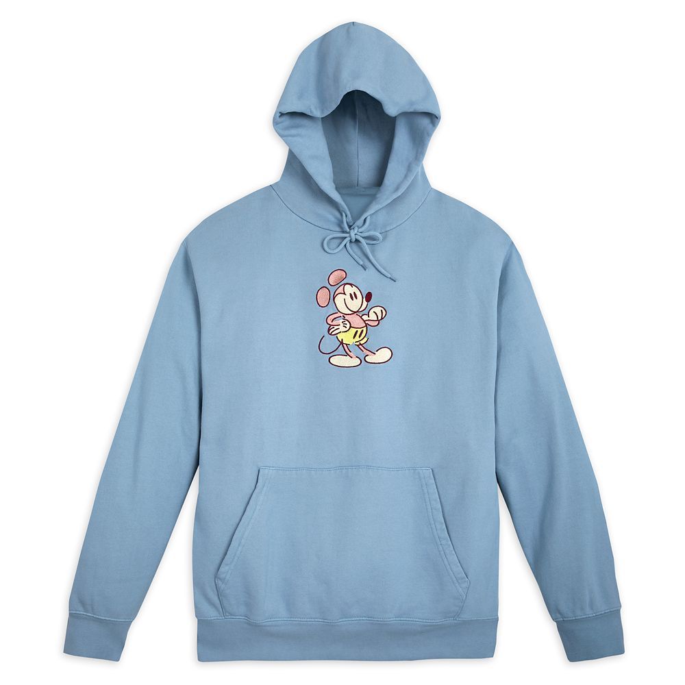 Mickey Mouse Genuine Mousewear Pullover Hoodie for Adults - Blue | Disney Store