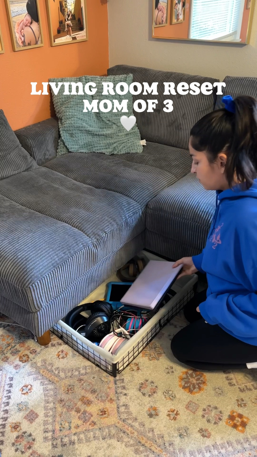 my husband took the kids to the park so let’s straighten up the living room and watch some of our favorite shows while they’re out. Want to know a secret? Our sectional that we purchased at Wayfair is the perfect height to store bins under so we keep all of our baby necessities and electronics under it! Love a good Wayfair find 🫶🏼 #Wayfair #ad #Wayfairpartner #PaidLink


#LTKHome #LTKFallSale #LTKVideo
