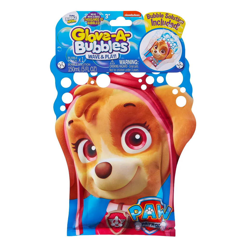 Bubble Wow Paw Patrol Glove A Bubbles Skye by ZURU | Walmart (US)