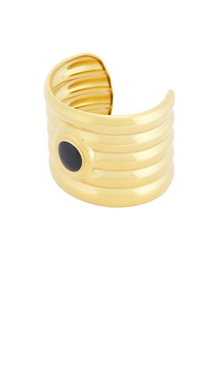 Clarke Cuff Bracelet in Gold | Revolve Clothing (Global)