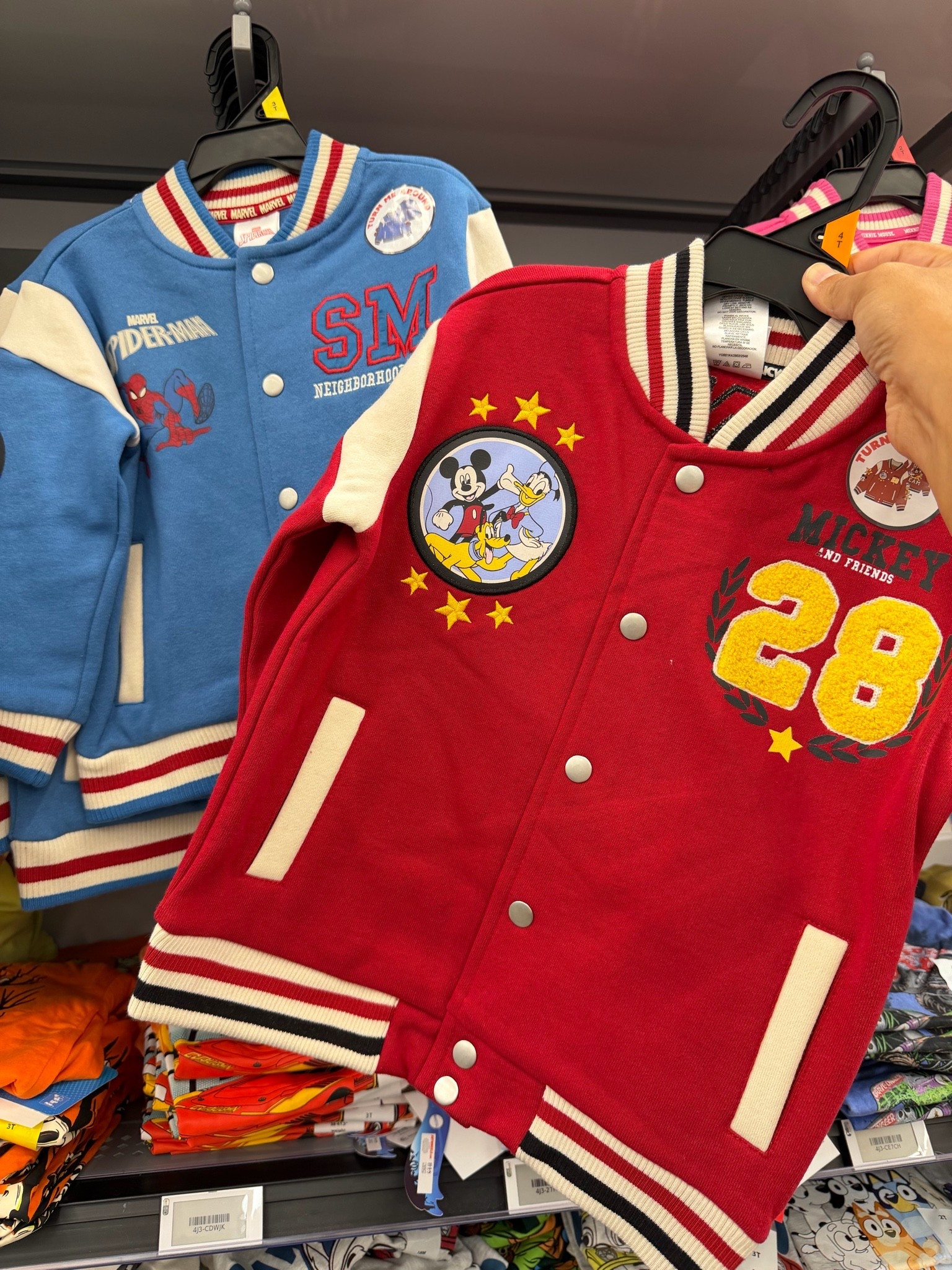 Disney varsity jackets are SUCH a cute fall find! 🍂❤️ This Mickey & Friends one is giving major vintage vibes, and I’m obsessed with all the little embroidered details. 😍 Perfect for Disney trips, fall outfits, or any little Disney fan! 🏰✨

#DisneyKids #DisneyStyle #MickeyMouse #KidsFallFashion #ToddlerStyle #FallFashion #LTKKids #DisneyFinds #KidsJacket #FallOutfitIdeas

#LTKKids #LTKBaby #LTKmomlife