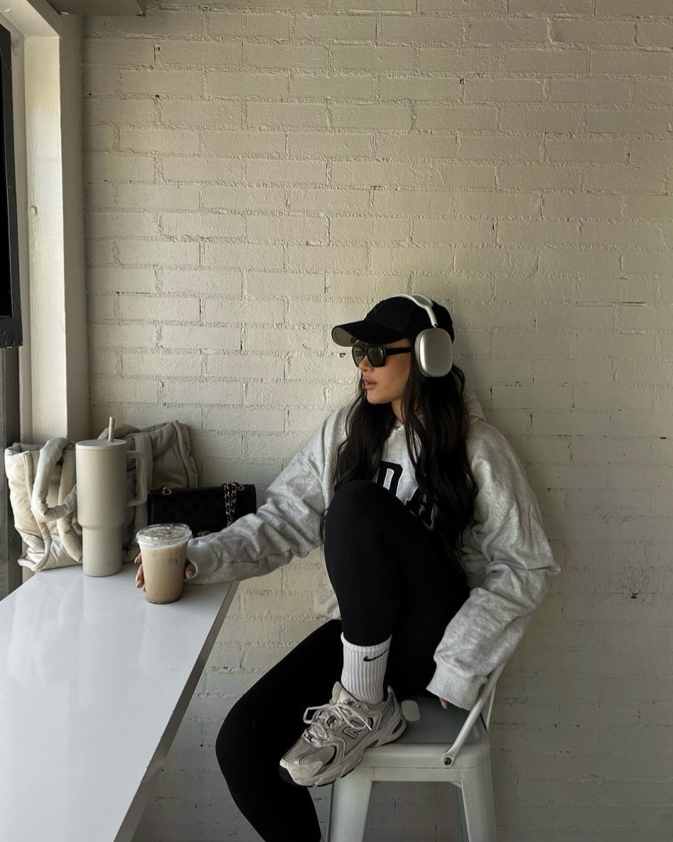 Casual outfit, new balance sneakers, neutral outfit, neutral style, black leggings

#LTKstyletip #LTKshoecrush #LTKSeasonal