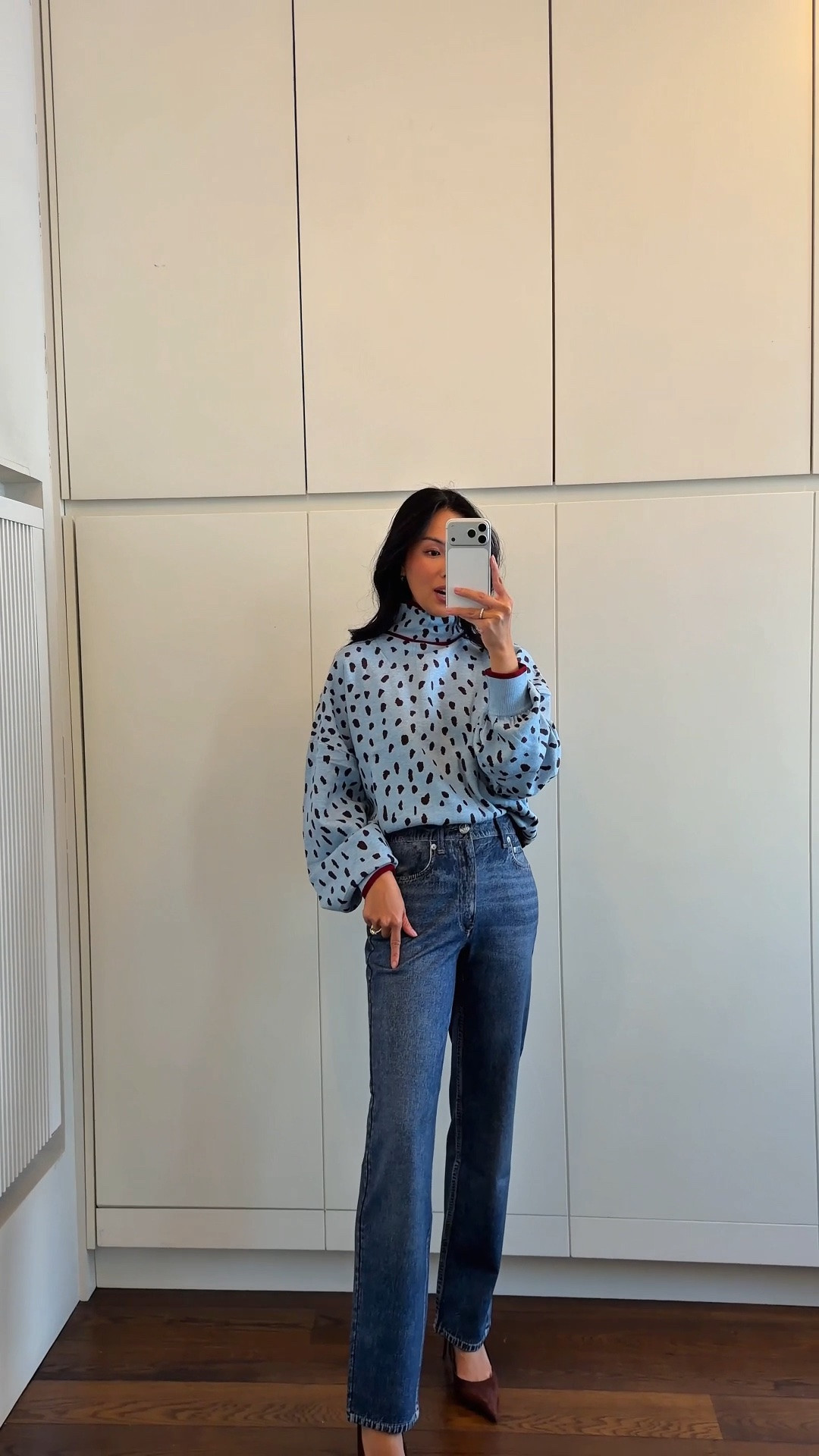 This sweater is sooo unique and comfy! Also, SWEATPANT JEANS YES.

#LTKootd #LTKPetite #LTKgrwm