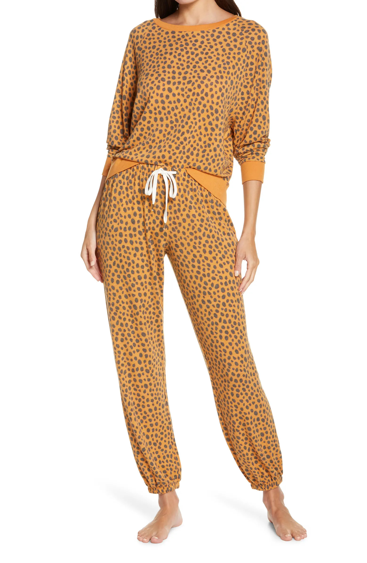 Intimates Star Seeker Brushed Jersey Pajamas | Nordstrom