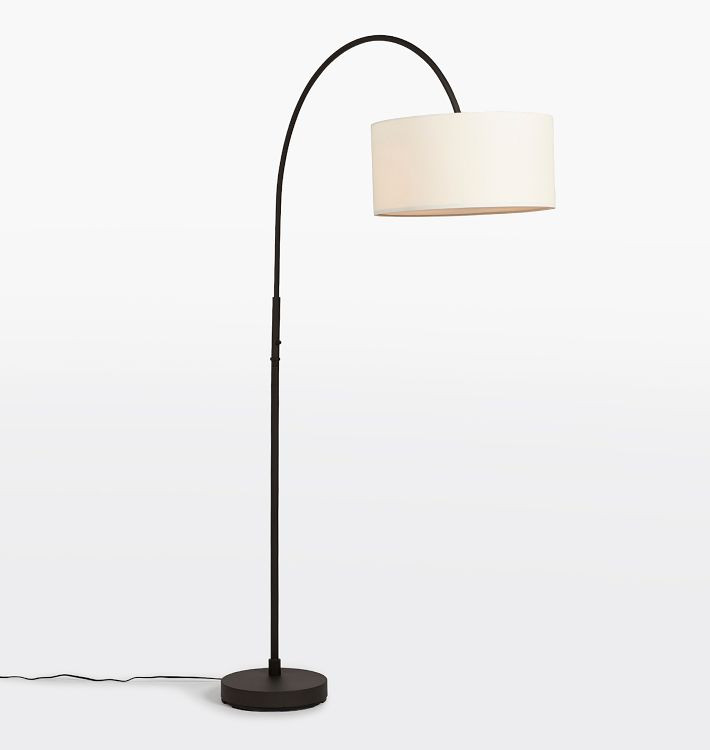 Drum Overarching Floor Lamp with Shade | Rejuvenation