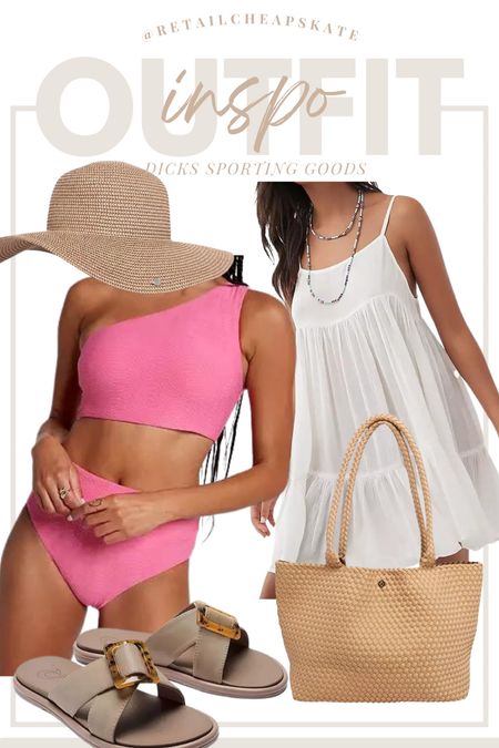 Summer pool outfit from Dicks Sporting Goods! The swimsuit it on sale for $30! Free shipping plus free returns on CALIA! 

#LTKSaleAlert #LTKSwim #LTKStyleTip