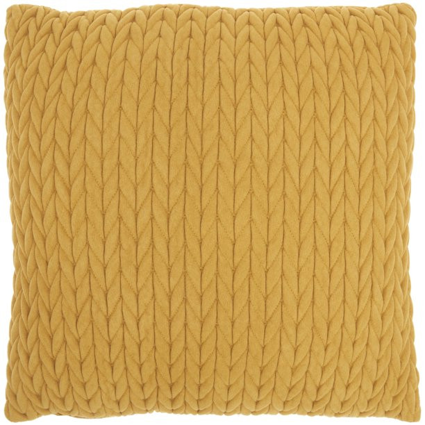 Nourison Life Styles Yellow Decorative Throw Pillow , 18" x 18" - Walmart.com | Walmart (US)