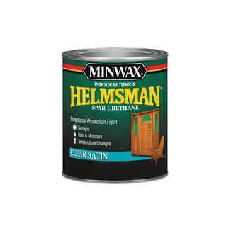 Minwax Helmsman Clear Satin Oil-based Varnish (1-quart) | Lowe's