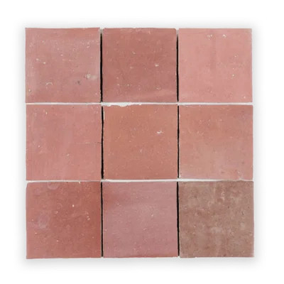 Old Rose Zellige Ceramic Wall Tile | Wayfair North America