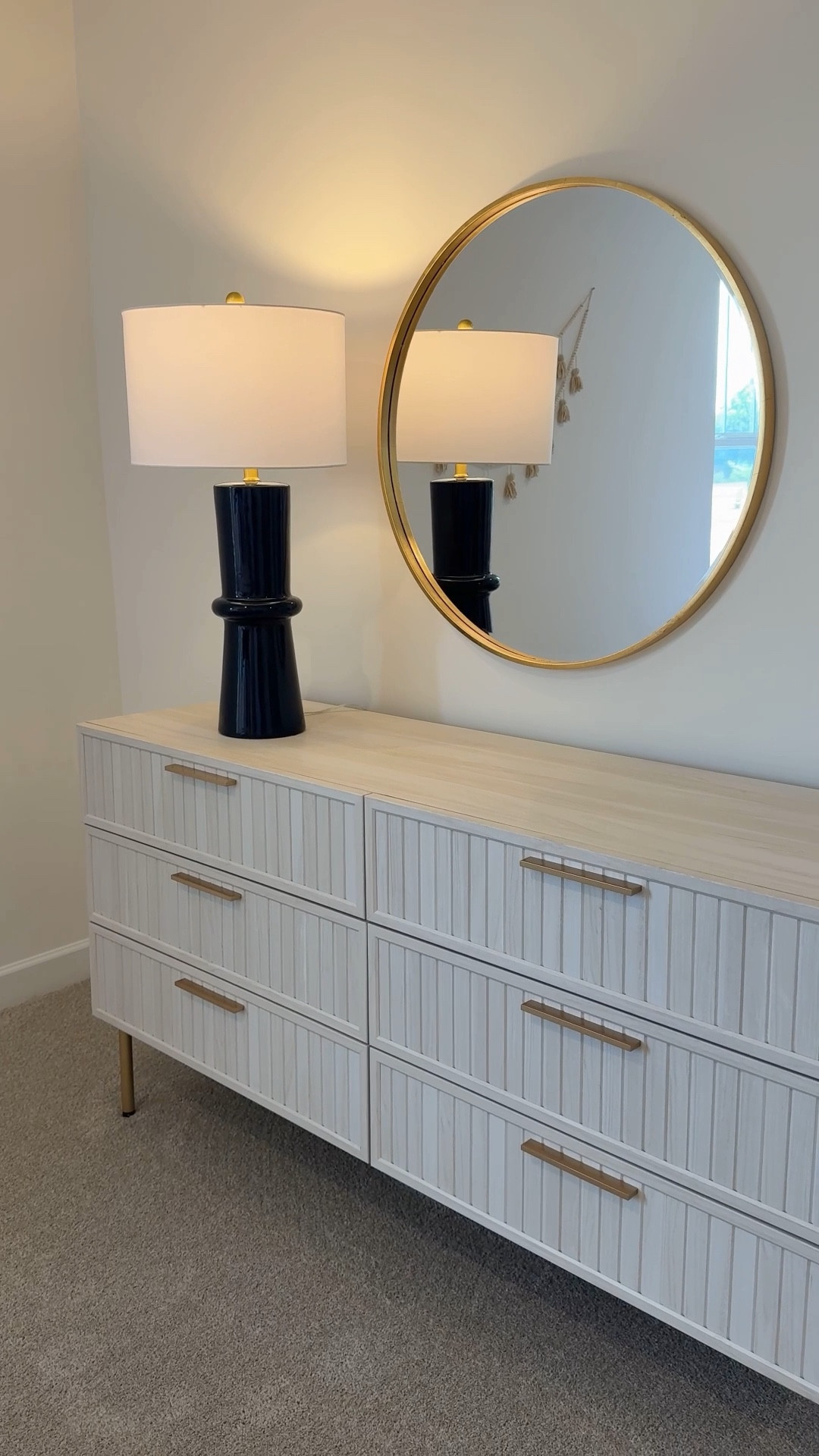 Sale alert! 🔔 The Starns 6-Drawer Dresser from Wayfair is such a stylish bedroom find. The fluted drawer detailing and slim gold legs give it that modern, elevated look! 🤍 Shown here in the bleached white with gold accents, but it also comes in four other shades. With six spacious drawers, it’s a beautiful storage piece for keeping your bedroom organized. Linked this dresser and similar styles to shop! ✨ #WayfairFinds #BedroomFurniture #Dresser

#LTKSaleAlert #LTKHome