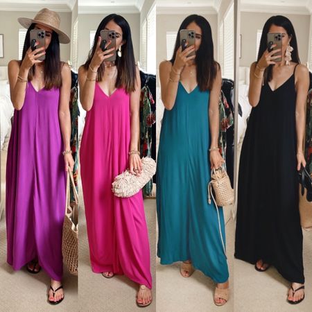 I’m just shy of 5’7 wearing size XS coverup dress. 
Pop of color, casual style, vacation, StylinByAylin 

#LTKtravel #LTKFind #LTKSeasonal