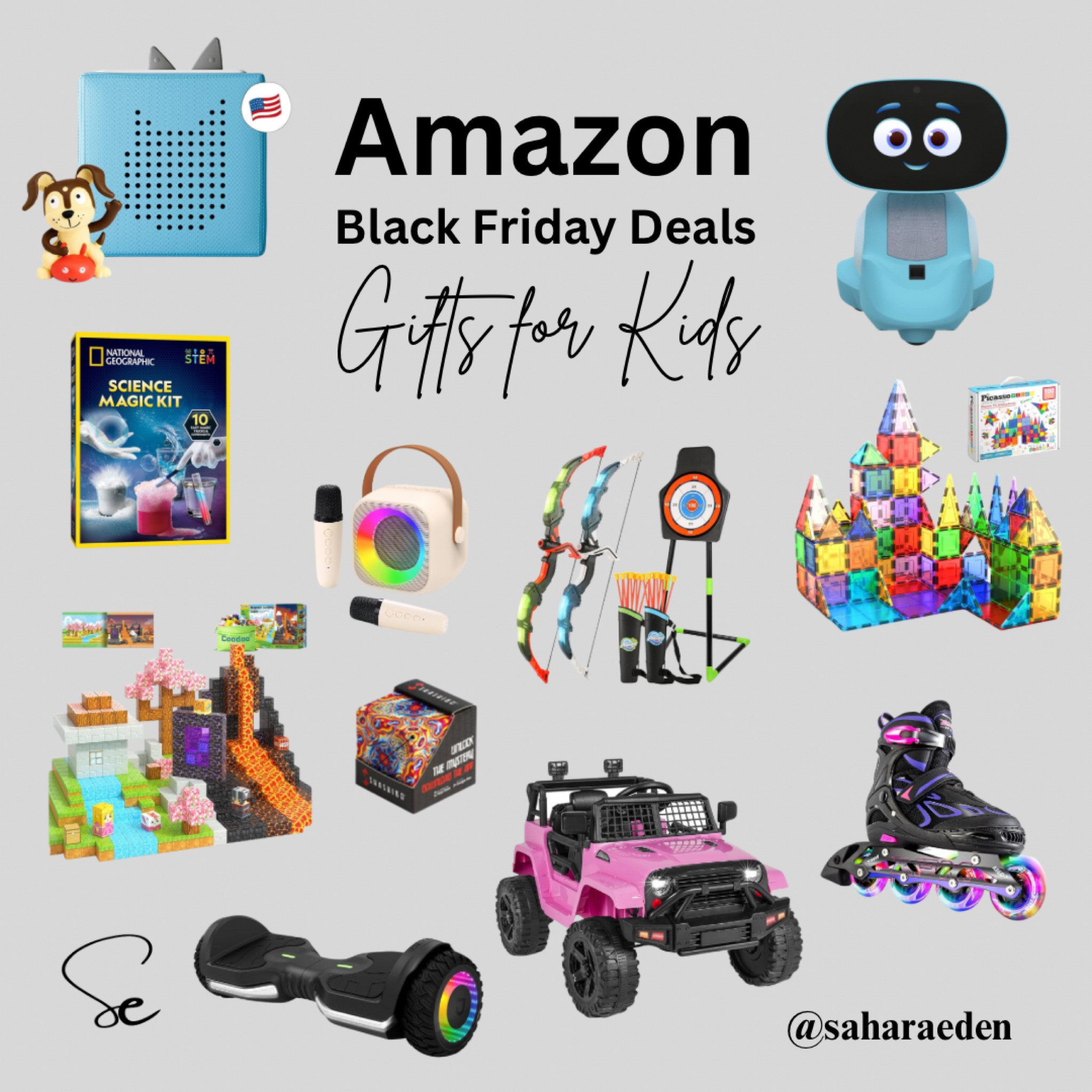 Amazon Black Friday Deals Gifts for Kids Toys for Kids Tonie Box, Magna Tiles, Magnetic Blocks, Robot

#LTKGiftGuide #LTKKids #LTKCyberWeek