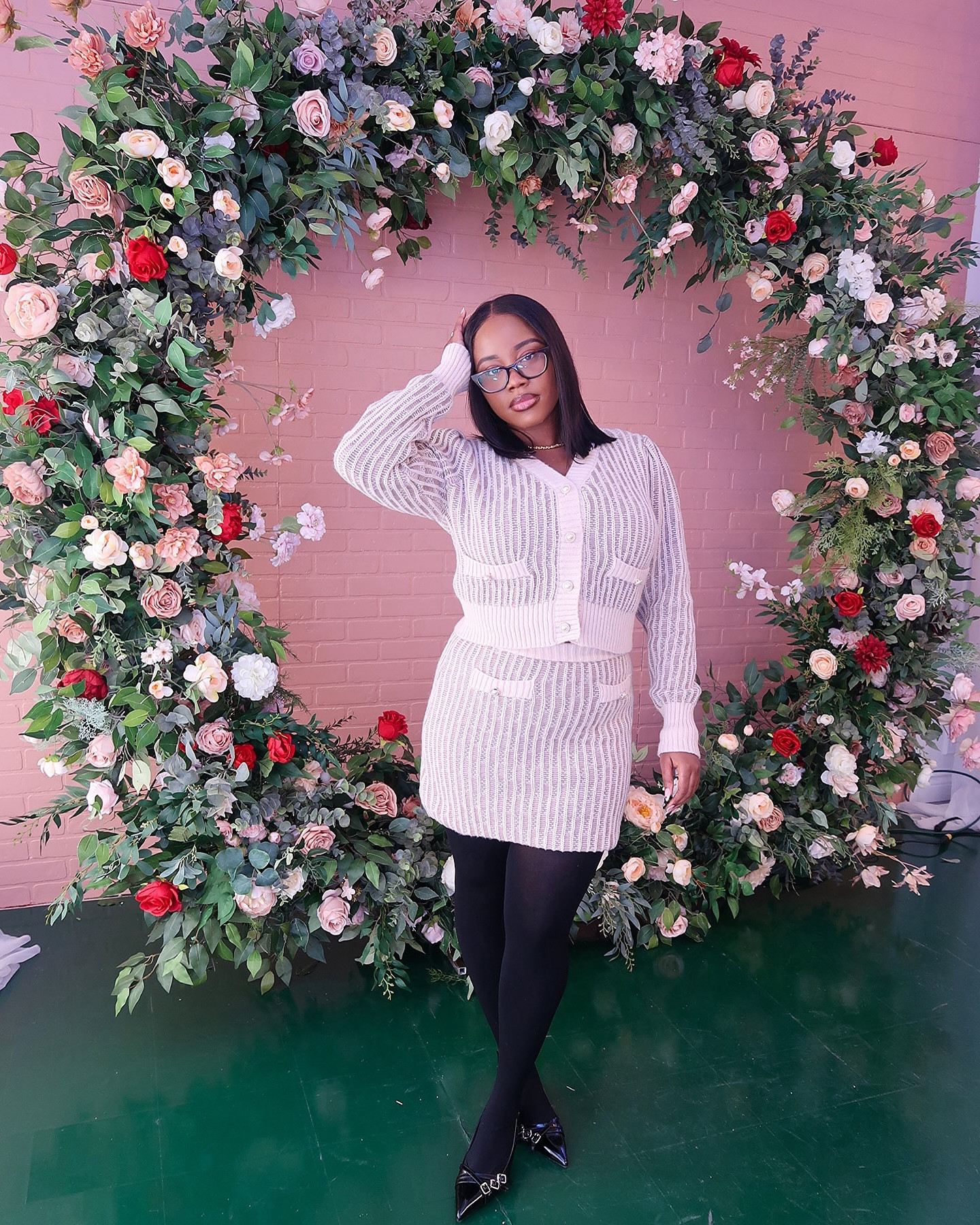 sheis destined for greatness 💕🥂 #stylebyemmanuela | comment the word “SHOP” to get my exact look 🎀

outfit deets ⬇️ (🔗’s on my LTK shop)
matching set: @shein_ca (shop name: VaVaBold | 🆔 21696185)
shoes: @shein_ca 
tights: @sheertex 
glasses: @oscarwyleeca 
.
.
.
#SHEINtrends #saveinstyle #loveshein #SHEINforAll #torontoblogger #torontofashionblogger #springfashion #blackcontentcreators #fashiongirlies #ltkcanada #ltkspring #ltkcreator 

https://liketk.it/58syg

#LTKcanada #LTKspring #LTKworkwear