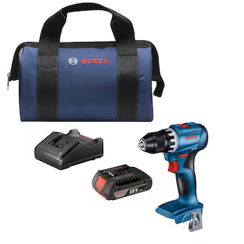 Bosch 18-volt 1/2-in Keyless Brushless Cordless Drill ( 1 -Batteries Included, and Charger Includ... | Lowe's