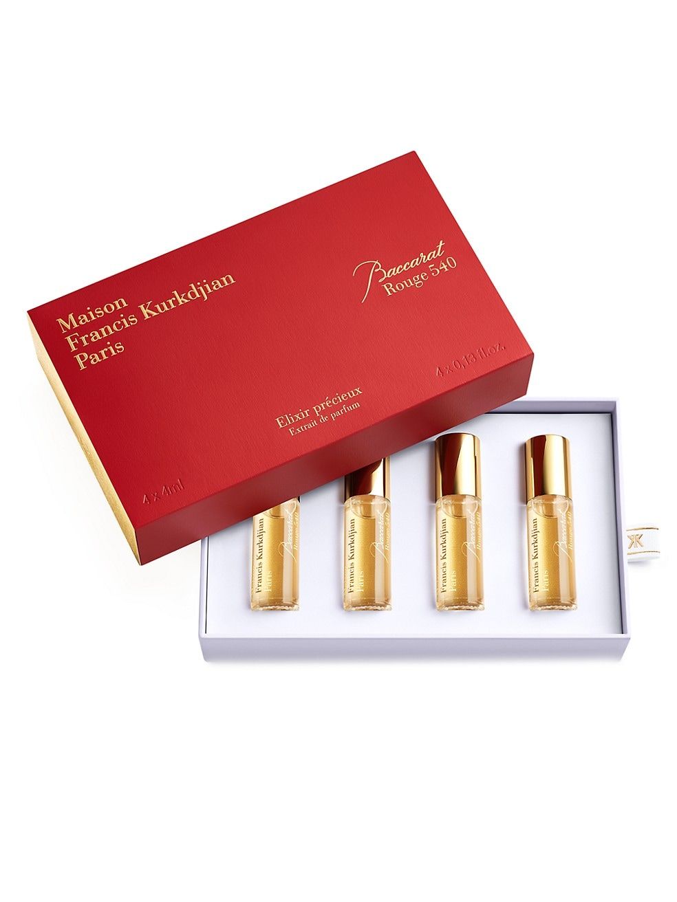 Maison Francis Kurkdjian Baccarat Rouge 540 Extrait de Parfum 4-Piece Precious Elixirs Set | Saks Fifth Avenue