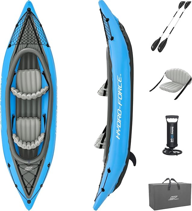 Bestway Hydro Force Inflatable Kayak Set | Includes Seat, Paddle, Hand Pump, Storage Carry Bag | ... | Amazon (US)